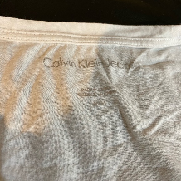 Calvin Klein Jeans White T-shirt - Picture 2 of 2